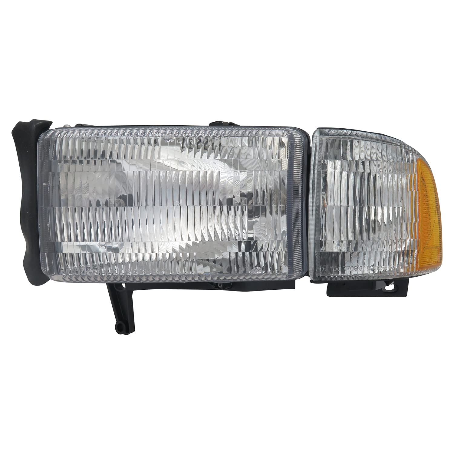 Left TYC Headlight Assembly Compatible with 1994-2002 Dodge PU
