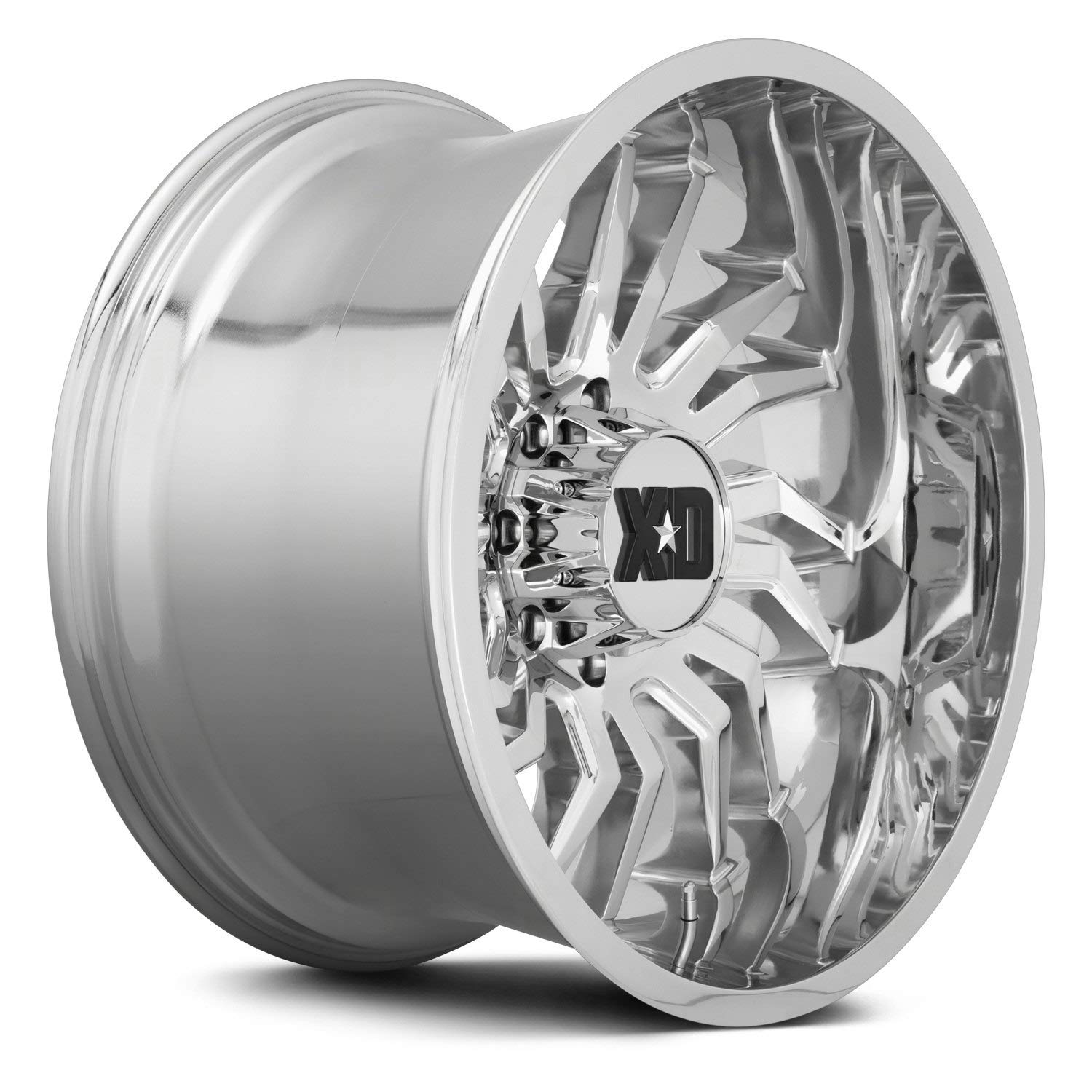 Xd858 Tension Chrome Wheel with Alloy Steel XD Wheels (22 x 12. inches /6 x 106 mm, -44 mm Offset)