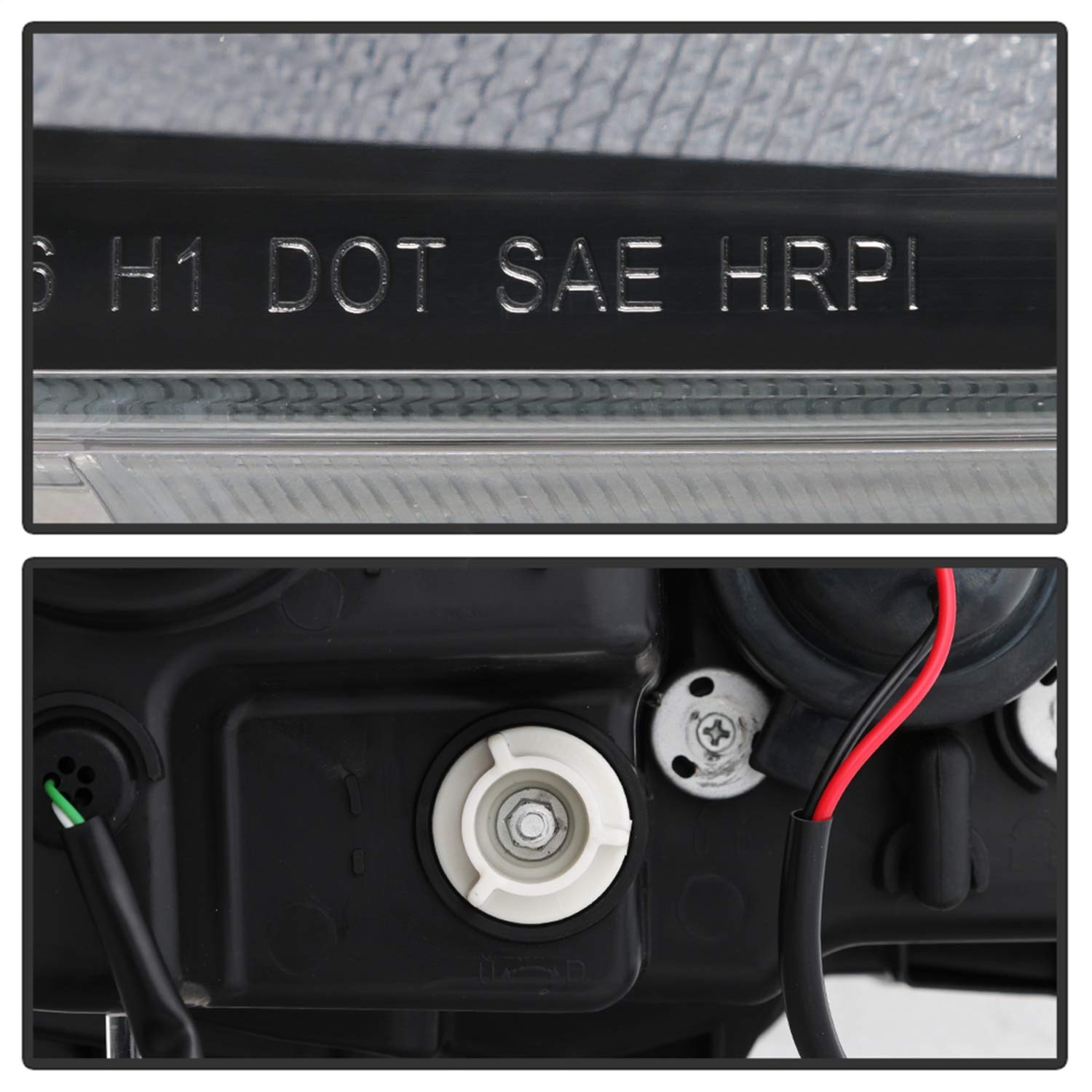 Projector Headlight Spyder - (PRO-YD-HC16-SEQ-BK)