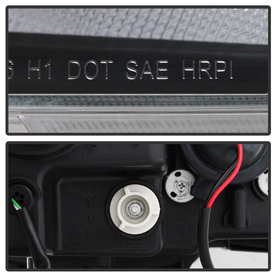 Projector Headlight Spyder - (PRO-YD-HC16-SEQ-BK)