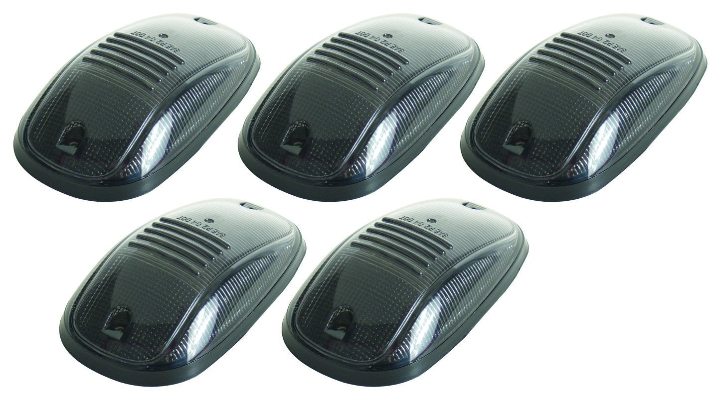 Pacer Performance Hi-Five 20-246S Smoke Dodge Style Cab Roof Light Kit, (Pack of 5)