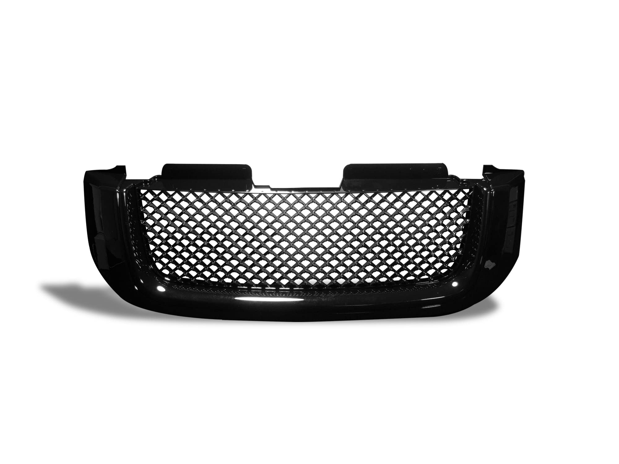 Mesh Front Hood Grille Armordillo USA 7148628 - Gloss Black Fits 2002-2009 GMC Envoy XL