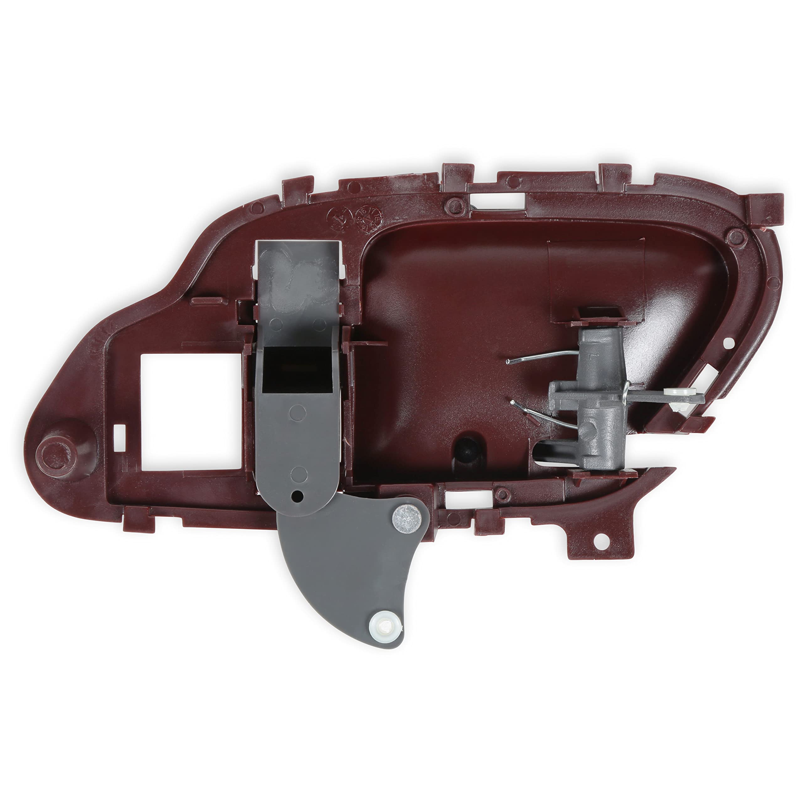 Maroon Holley Classic Trucks 05-152 Inner Door Handle with Black Handle - LH