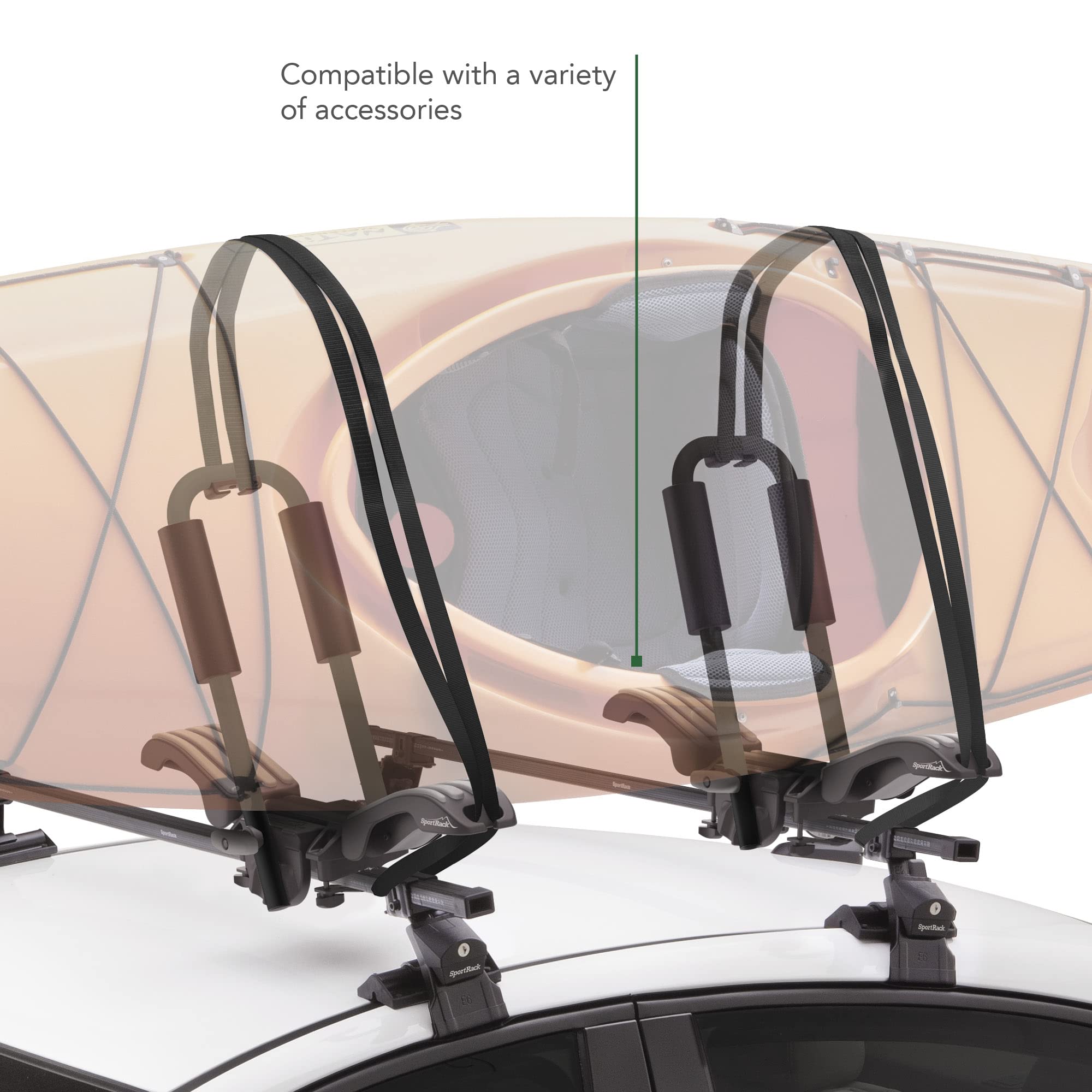 Complete SportRack Roof Rack System - SR1005 , Black
