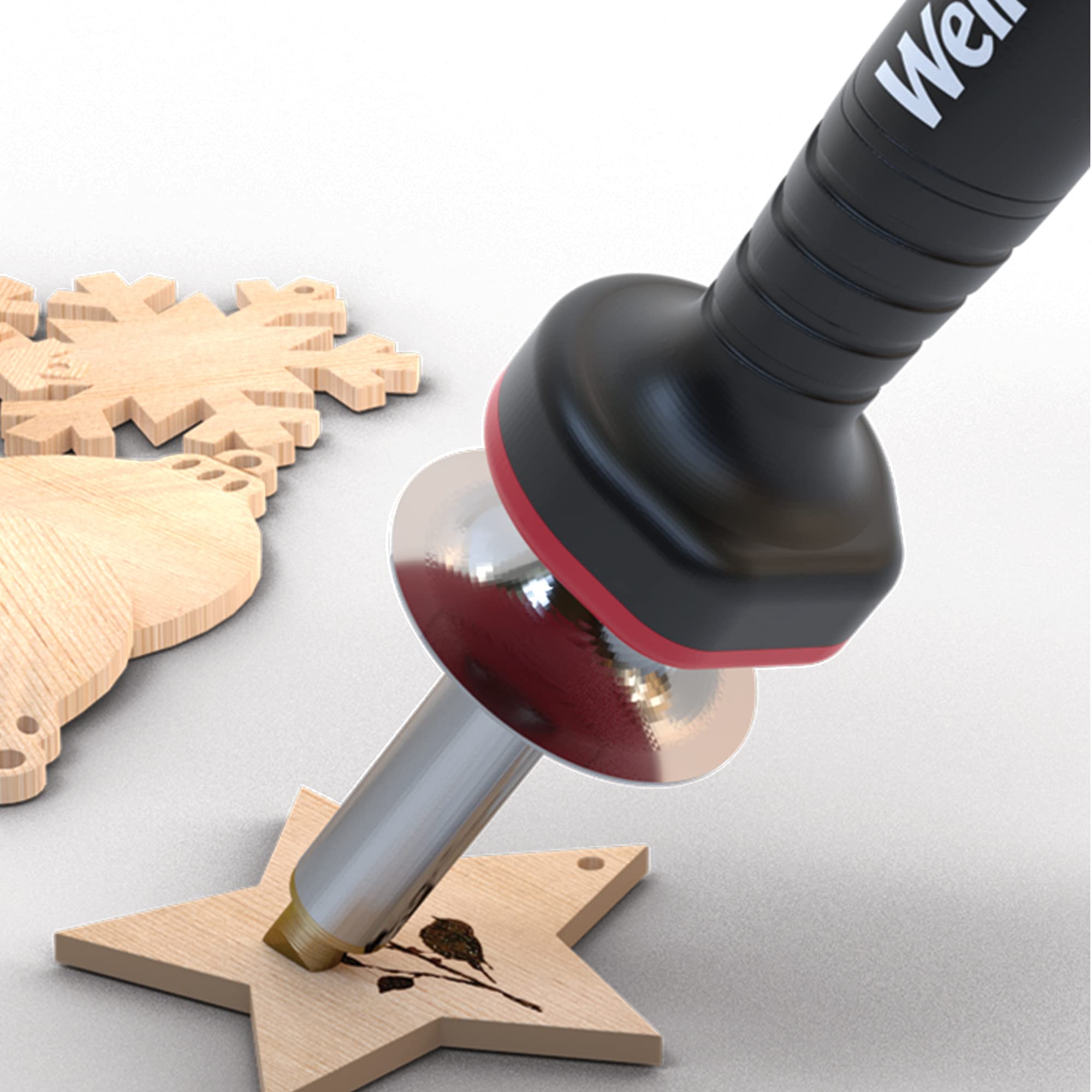 Weller Ornament Kit Woodburning, 35 Piece, 120V - WLPROWBH1A - Only on Amazon
