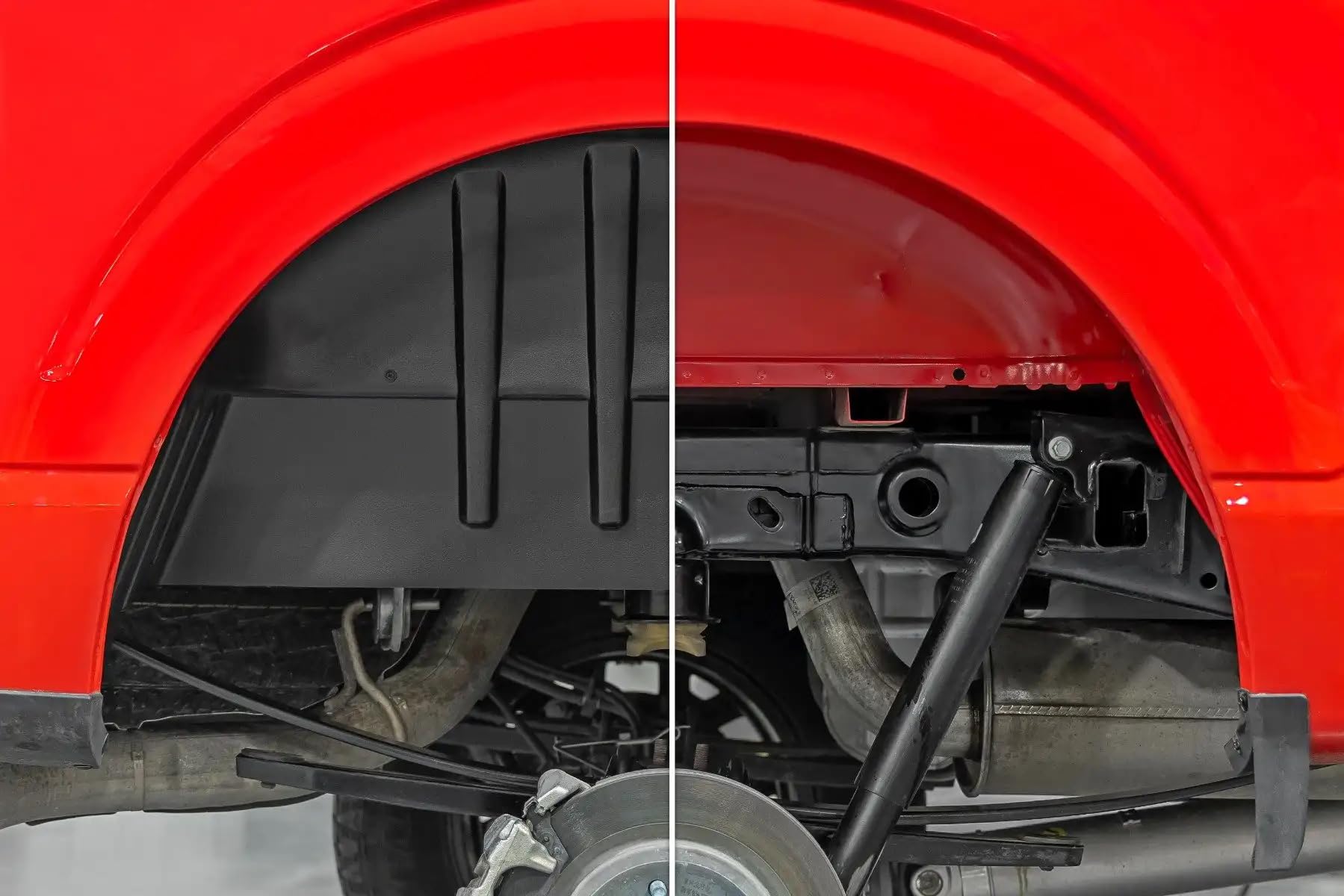 Rear Wheel Well Liners Rough Country for Ford F-150 (2021-2025) - Heavy-Duty Rear Fender Liners for Mud & Debris Protection, Made in USA