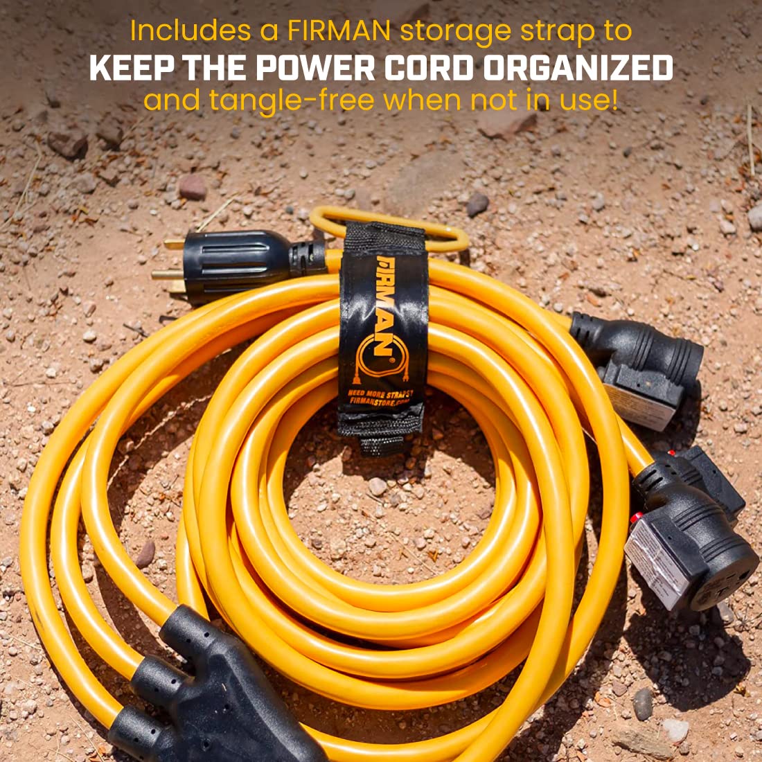 Generator Cord Firman 1101 Heavy-Duty, L5-30P, 25 Ft. - Quantity 1