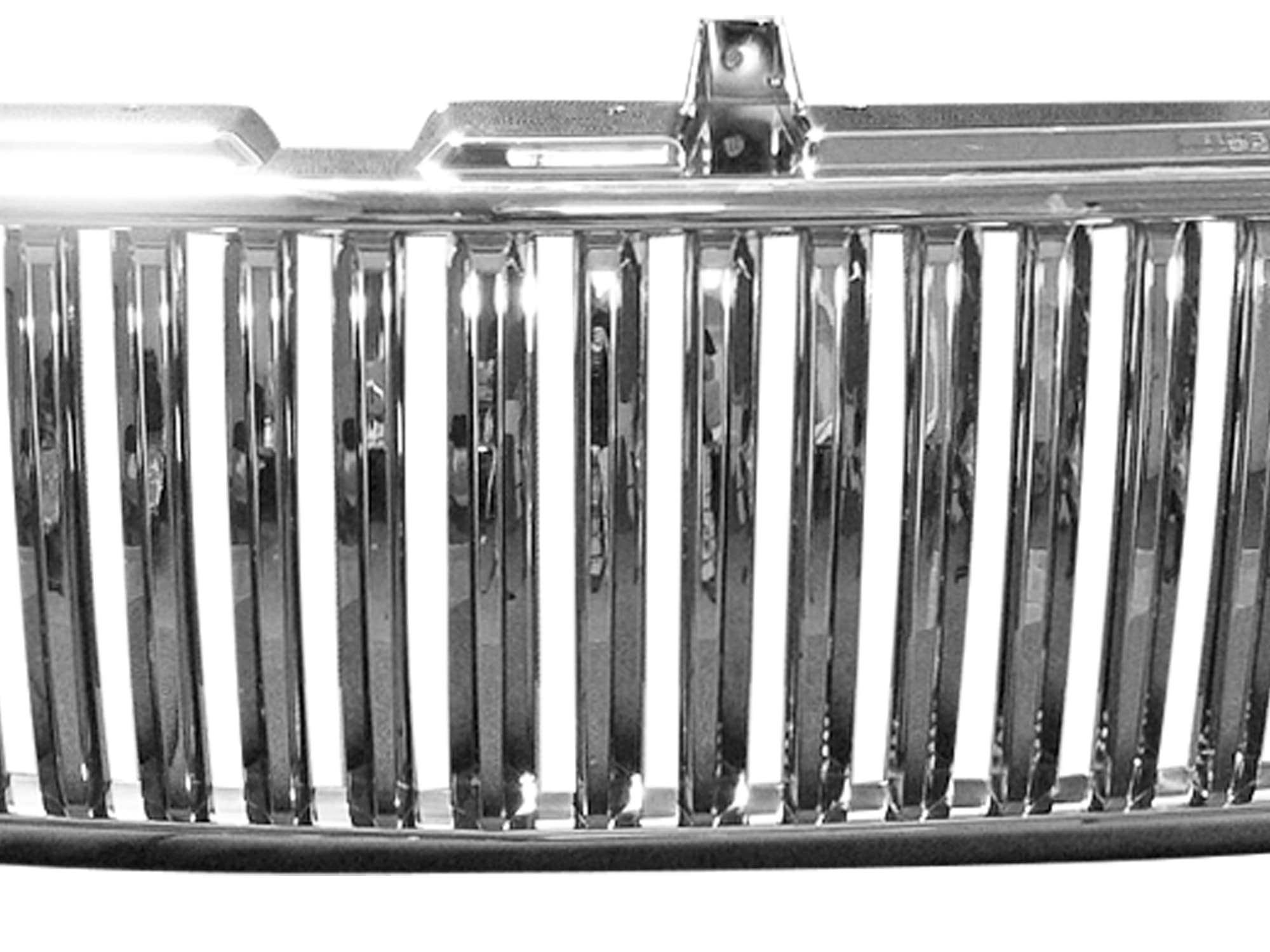 Vertical Front Hood Grille Armordillo USA 7147270 - Chrome Fits 1999-2002 Chevy Silverado 1500