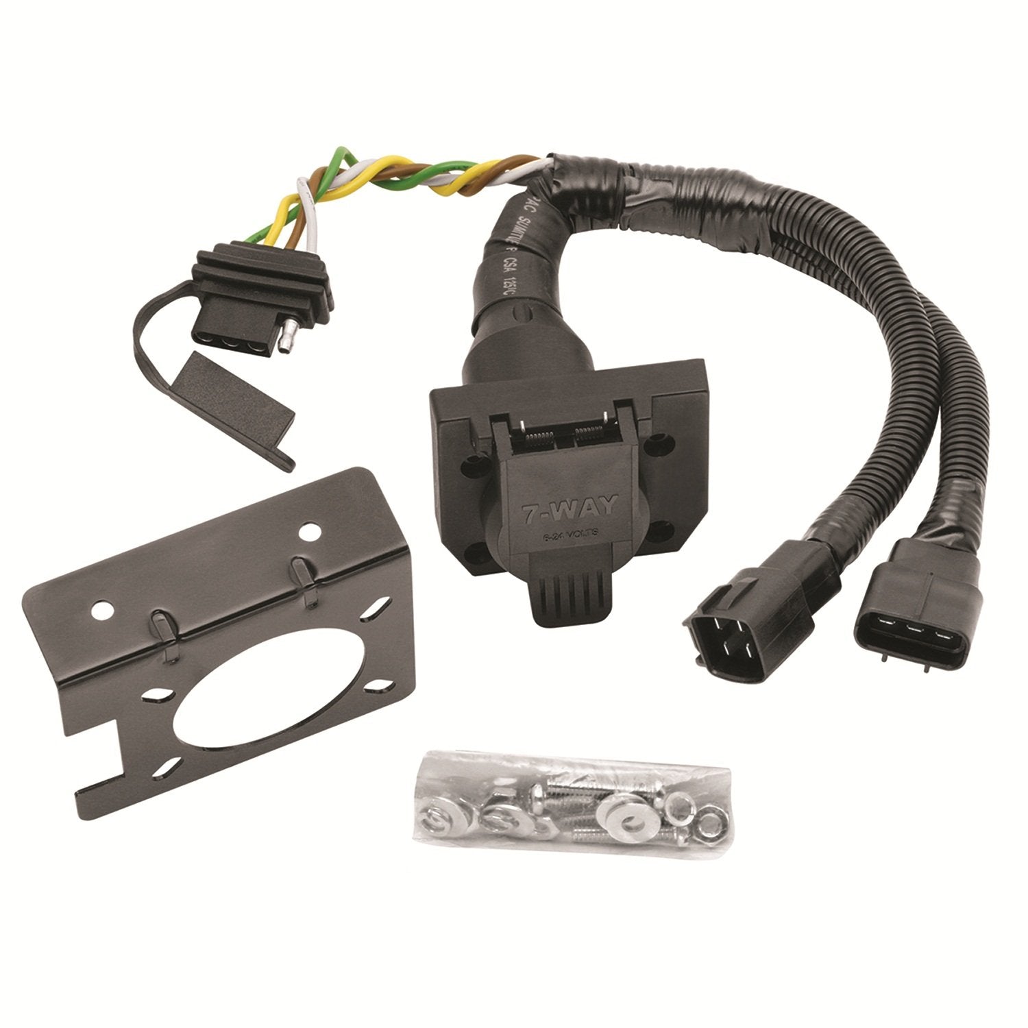 Multi-Plug Tow Ready 20137 Connector Assembly,Black