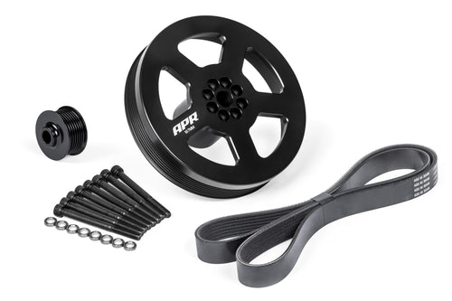 3.0 TFSI Supercharger Drive and Crank Pulley APR MS100184 with Belt Press on