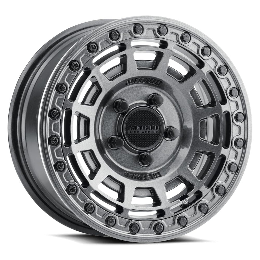 Method Race Wheel 15x7" UTV Beadlock 5x4.5, 38mm offset 5.33" Backspace, MR415570121252B