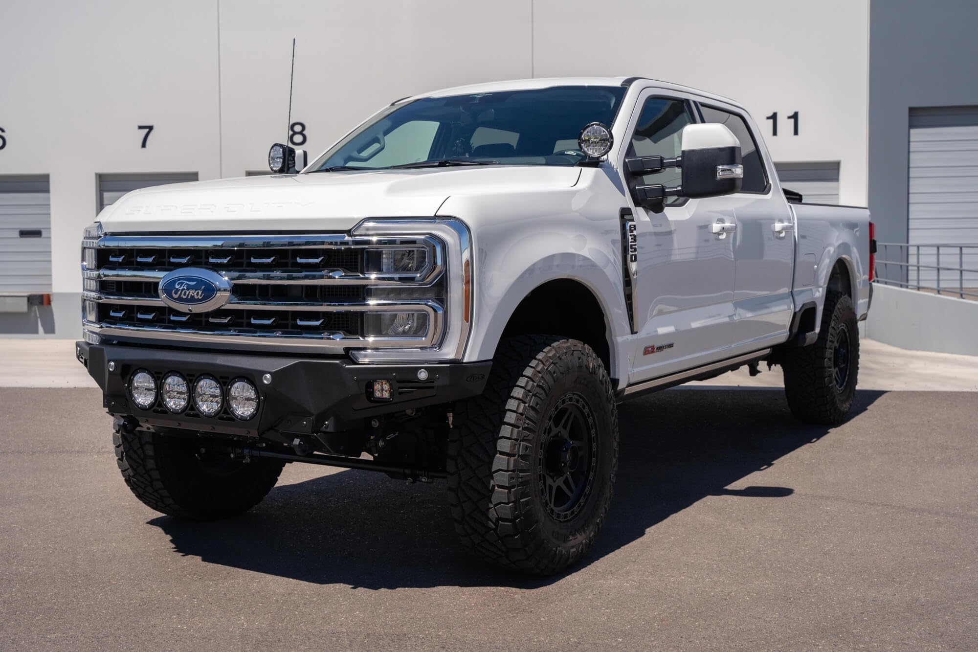 Ditch Light Brackets Addictive Desert Designs for The 2023-2024 Ford F-250 & F-350 | Mounts up to 6” LED Light Pods | Driver/Passenger Side Pair | Installs to Hood Hinge | Made in The USA