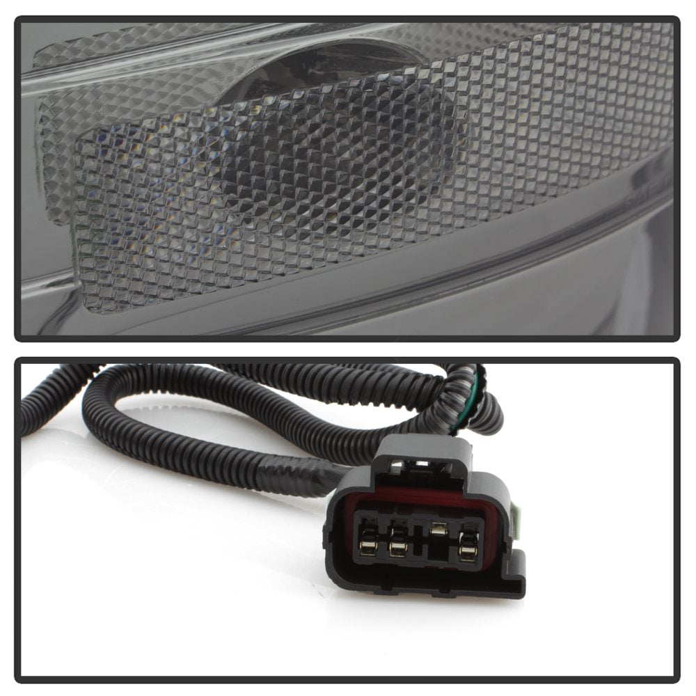 Tail Light Xtune ALT-JH-GS07-LED-SM (GMC Sierra 1500 07-13 2500HD/3500HD 07-14 (does not fit 3500HD Dually Models) LED s - Smoked)
