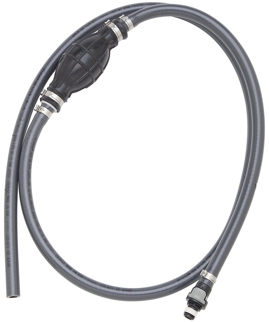 Marine Boat Fuel Line Kit Attwood 93806UUS7 with Universal Sprayless Fuel Connector, 6-Foot x 3/8-Inch - Universal
