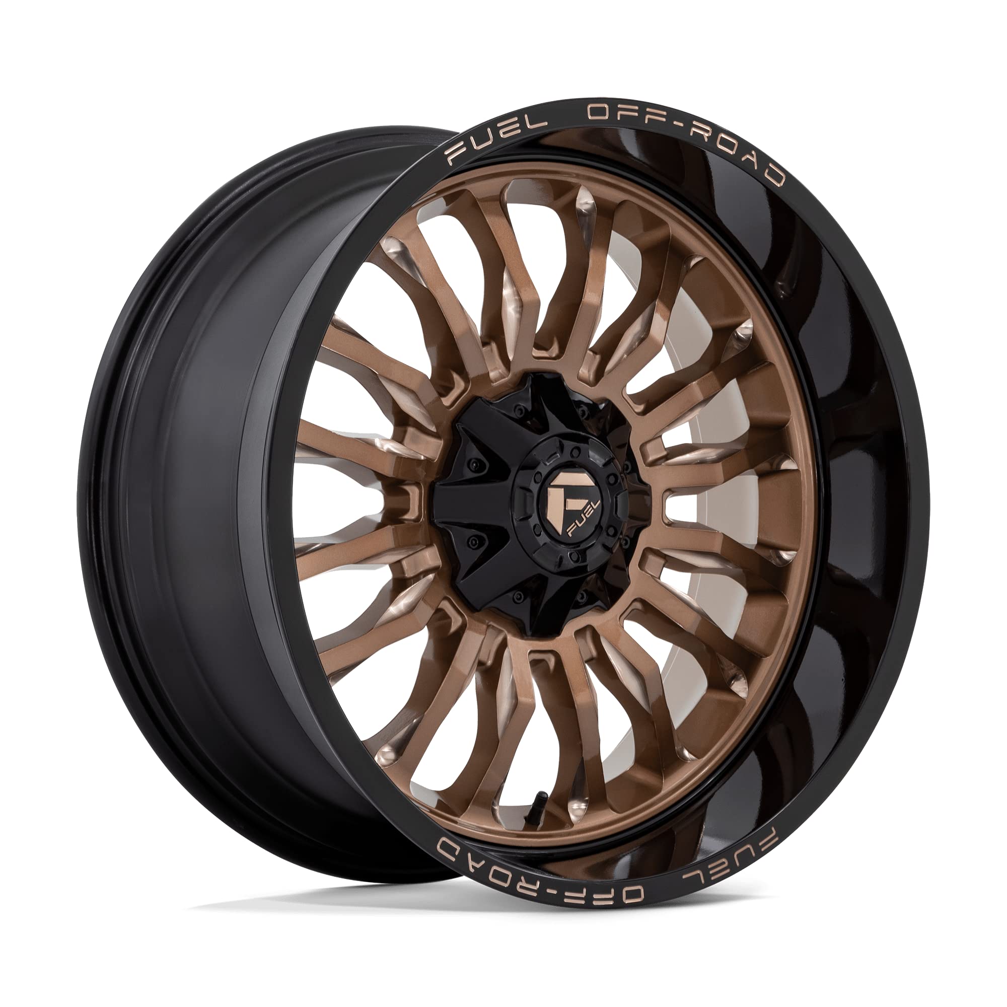 D797 ARC FUEL OFF-ROAD 22X10, 6X135/5.5, 4.79, 18mm PLATINUM BRONZE WITH BLACK LIP - D79722009847