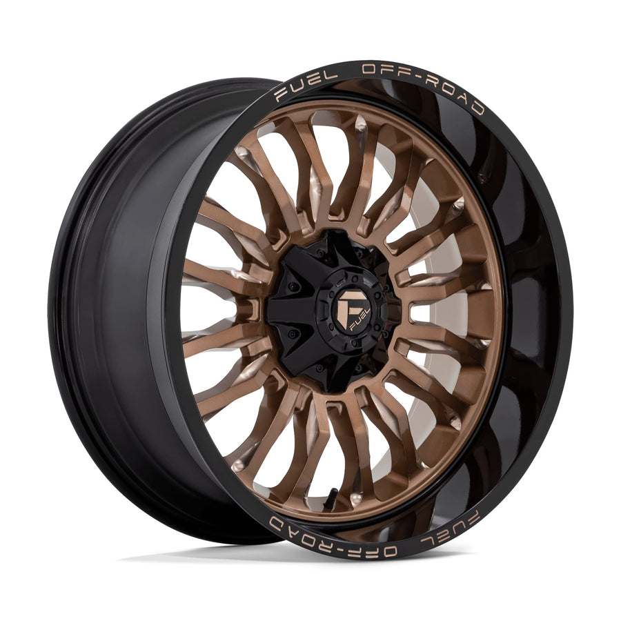D797 ARC FUEL OFF-ROAD 22X10, 6X135/5.5, 4.79, 18mm PLATINUM BRONZE WITH BLACK LIP - D79722009847