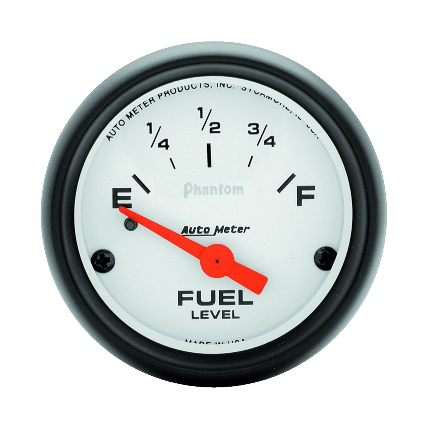 Auto Meter Phantom Electric Fuel Level Gauge 5716, 2 1/16" - Short Sweep/Electric