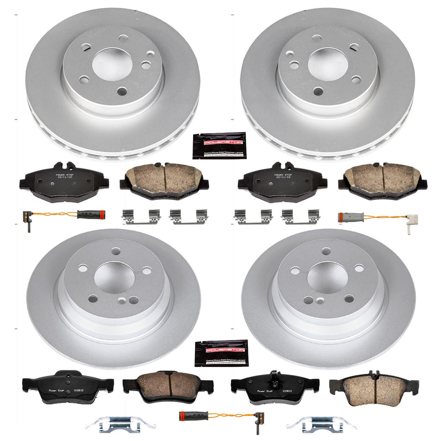 Power Stop Z23 Evolution Geomet® Coated Brake Kit Front and Rear
