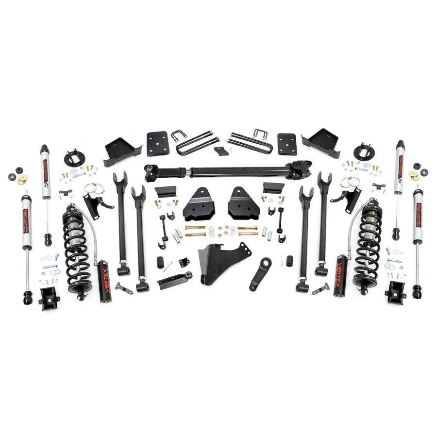 6" Rough Country Coilover Lift Kit for 17-22 Ford Super Duty | 4 Link - 50858