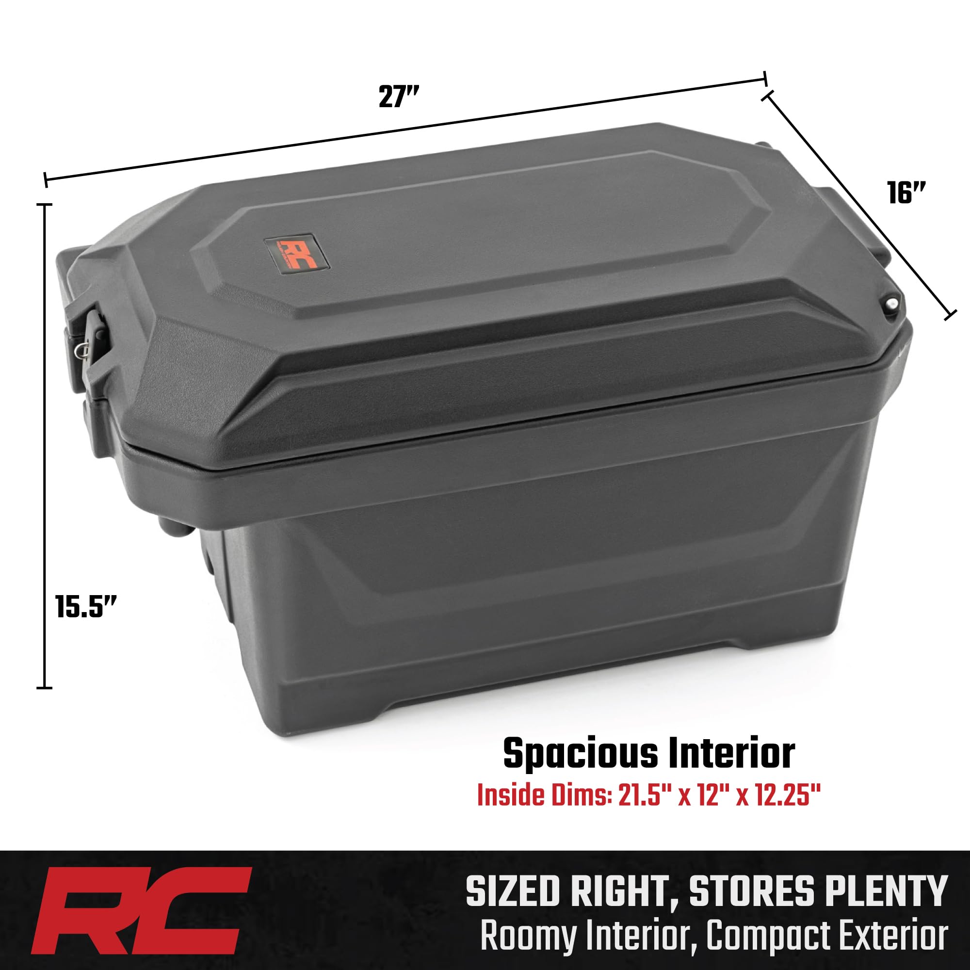 Rough Country Cargo Box Rear for 2017-2022 Polaris Ranger XP 1000-93068