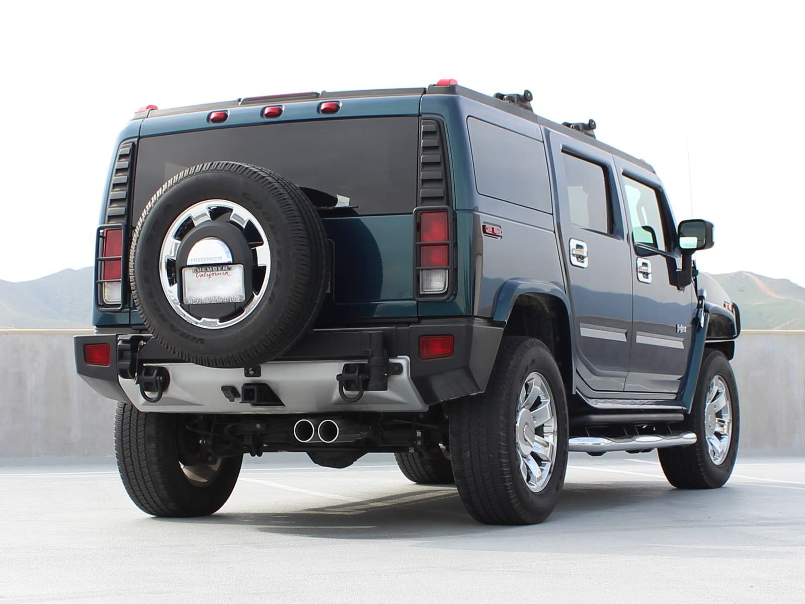 49-44049 aFe (Non-CARB Compliant) Mach Force XP 409 Stainless Steel Cat-Back Exhaust System for Hummer H2 V8-6.0L/6.2L Engine