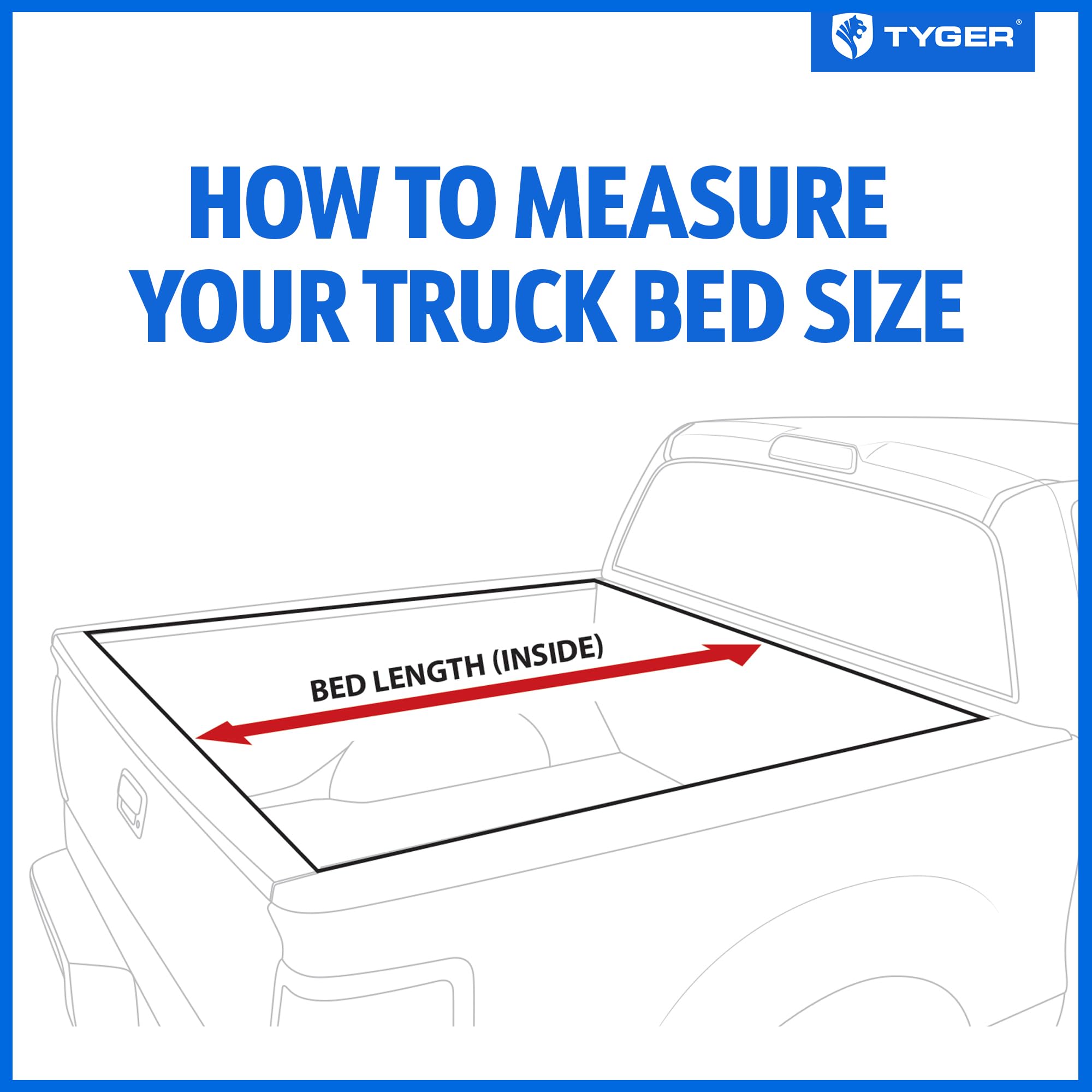 Tonneau Cover Tyger Auto T5 Tri-Fold Alloy Hardtop Truck Bed Compatible with 2020-2026 Chevy Silverado GMC Sierra 2500 3500HD | 6'10" (82") Bed | TG-BC5C3212