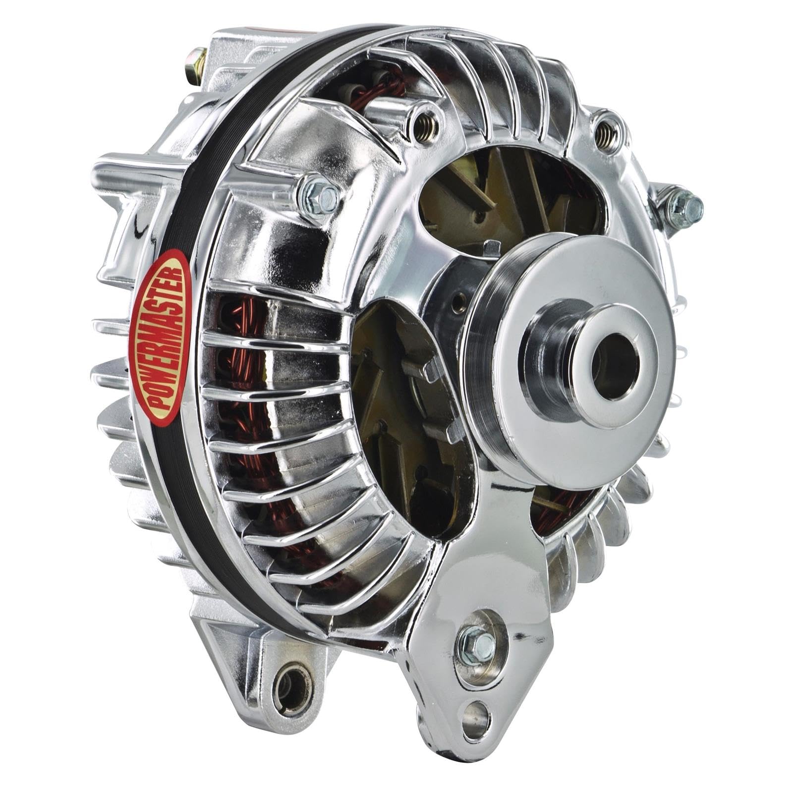 Chrome Powermaster 17018 Alternator (90A 1V Round Back Pulley)