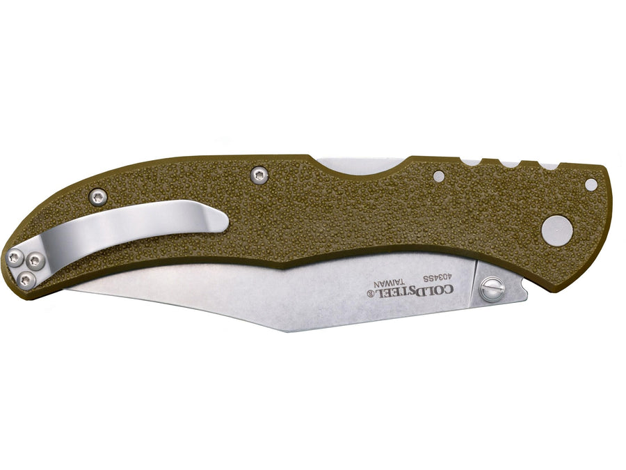 Cold Steel OD Green Handle Range Boss, 9 1/4" Overall, 4" Blade