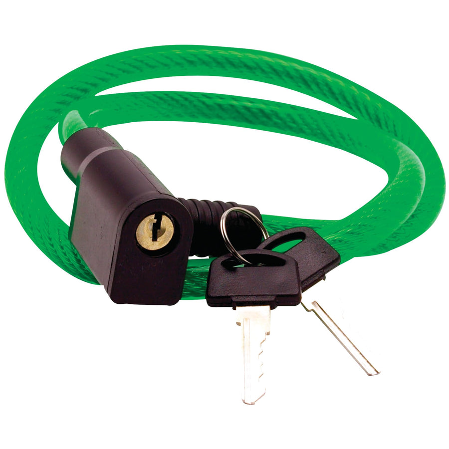 Secure Performance Tool 1470 Lockable Steel Cable with Durable Plastic Covering and Spare Key for Enhanced Protection of Your Valuables