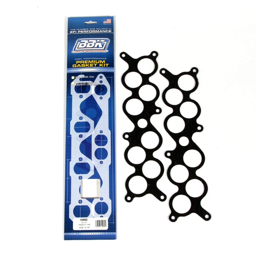 EFI Intake Manifold Gasket Set BBK Performance 15062 - Lower - Upper Kit for Ford 302, 351 GT40 or Cobra Intakes (Pack of 2)