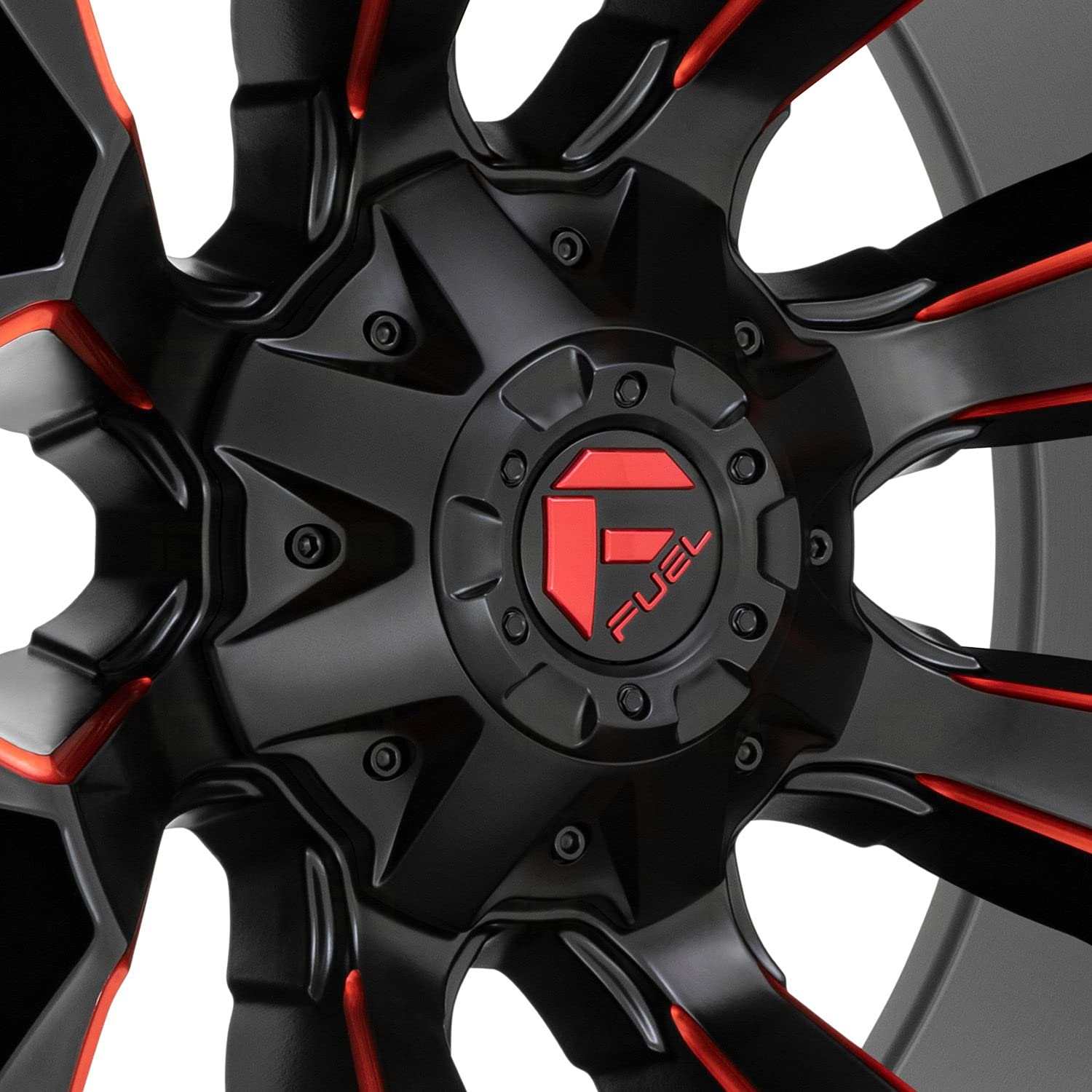 D787 Fuel 1PC M-BLK RD-MILL -18MM 20X10 8X180 - D78720001847