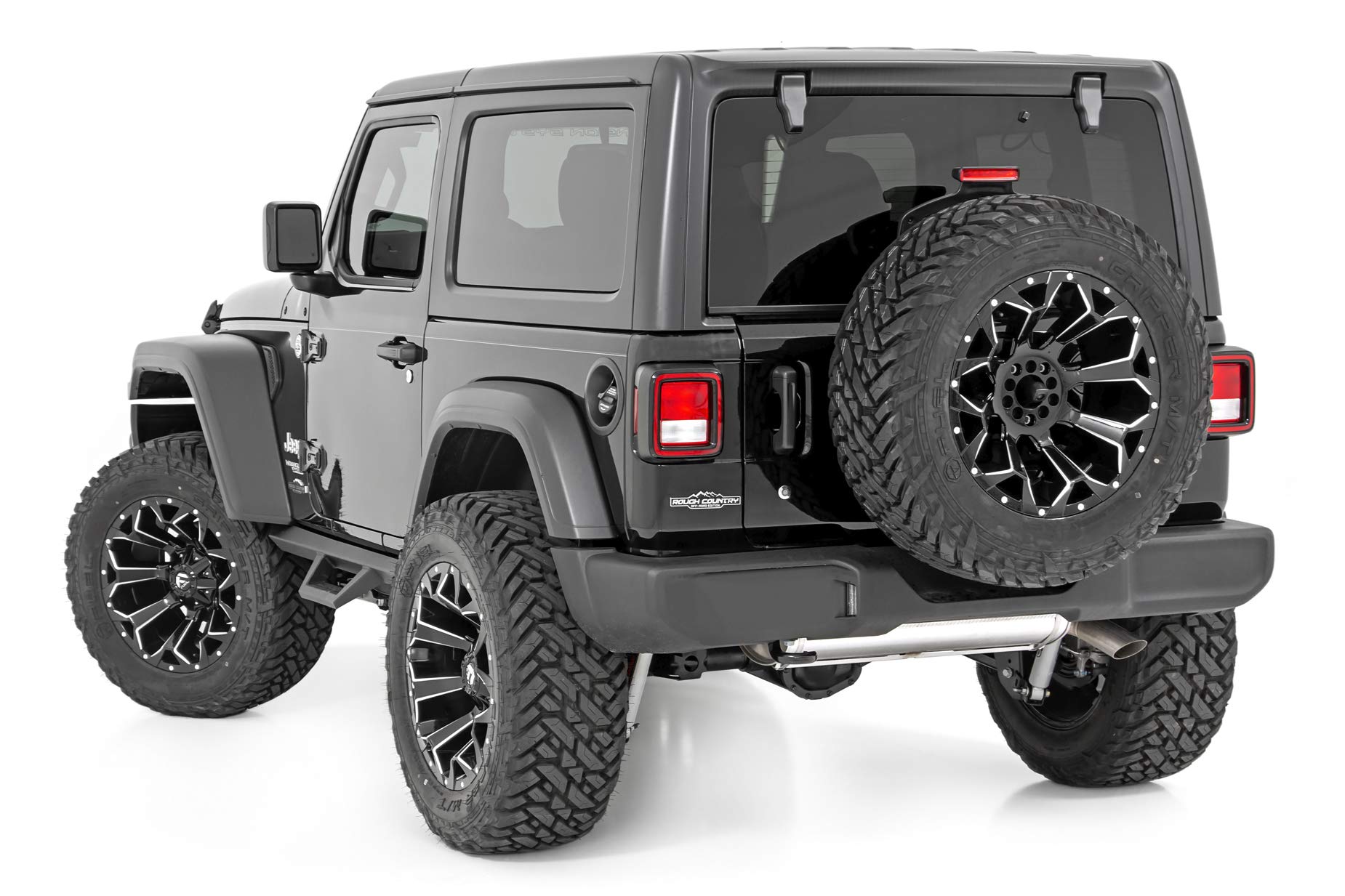 2-Door Rough Country 2.5" Lift Kit for 2018-2023 Jeep Wrangler JL - 91330