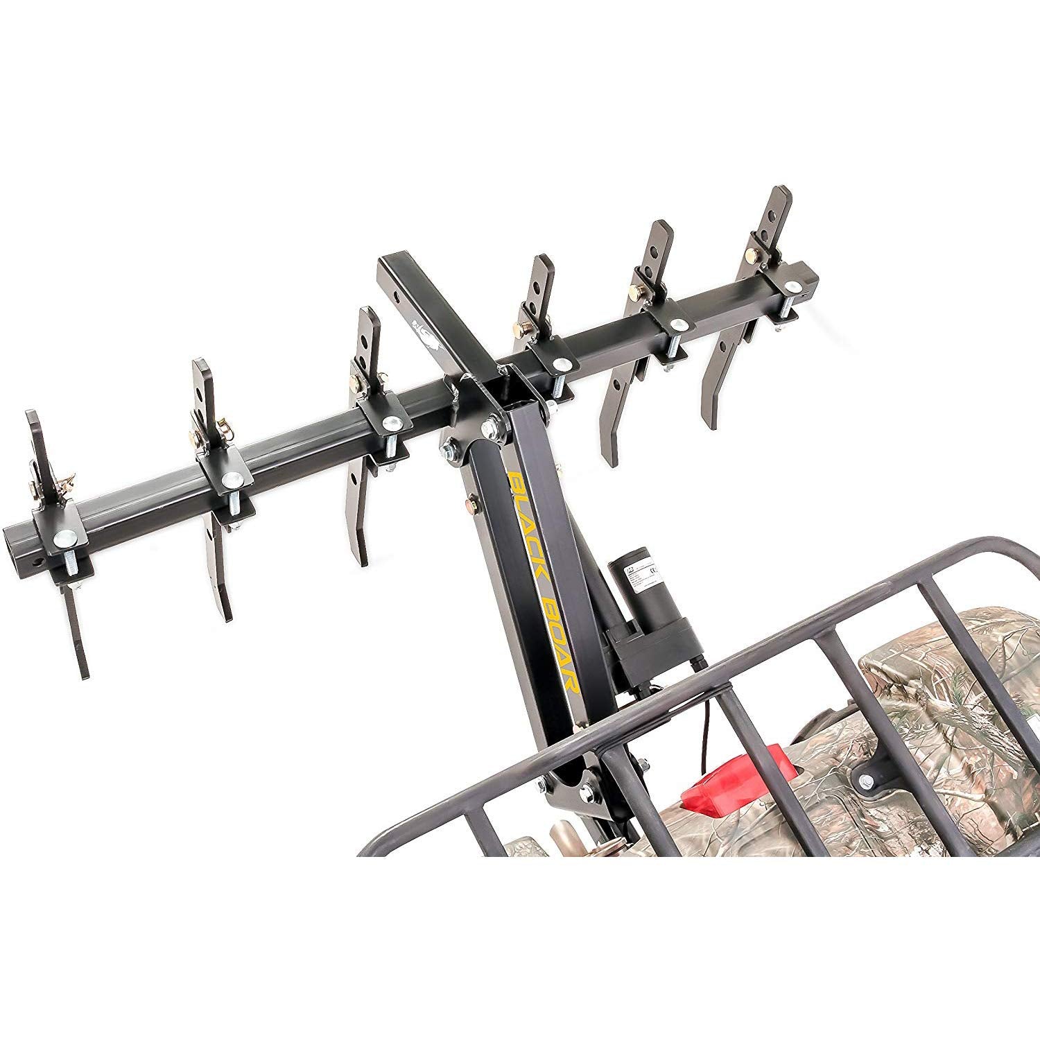 ATV/UTV Black Boar Plow Implement, Breaks Up Hard Ground w/6 Independently Adjustable Chisels, Use to Cultivate, Establish Food Plot, Maintain Land (66003)