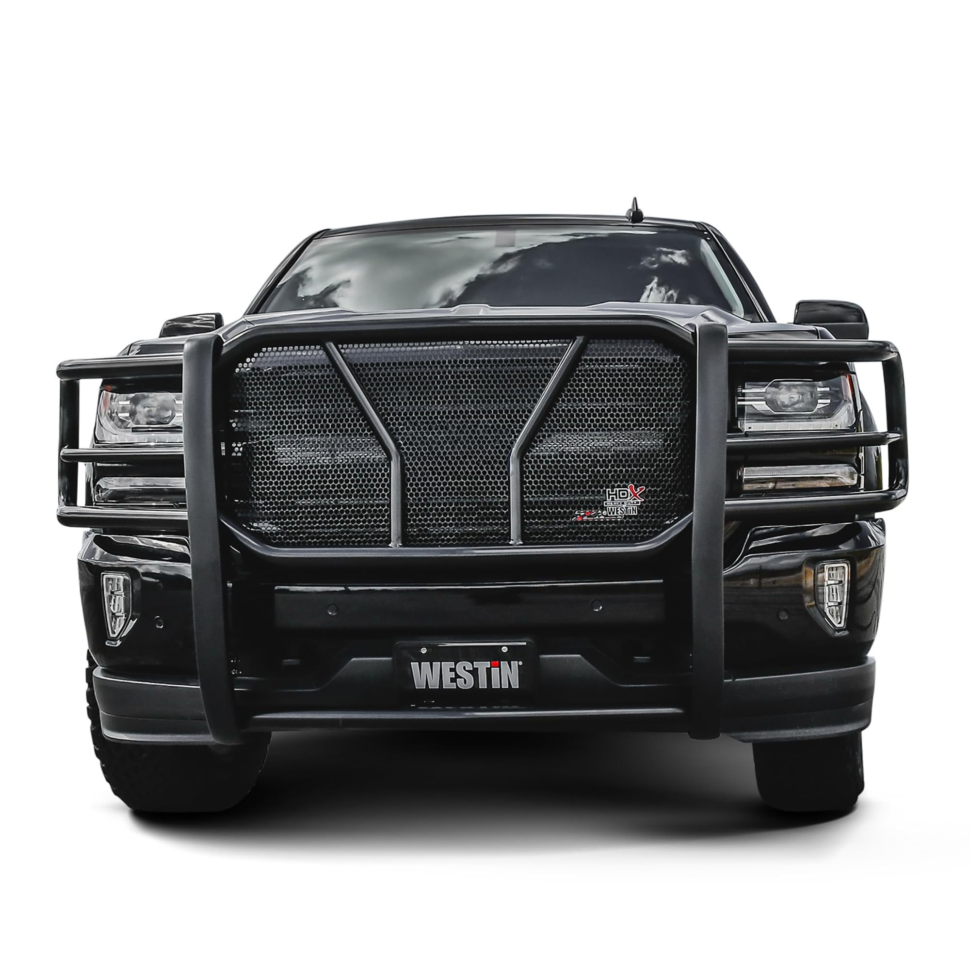 57-3875 Westin HDX 1-Piece Grille Guard fits 2016-2018 Silverado 1500 2019 Silverado LD