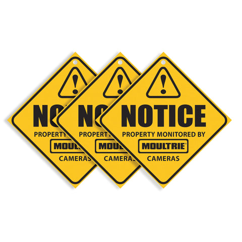 Surveillance Moultrie Camera Signs