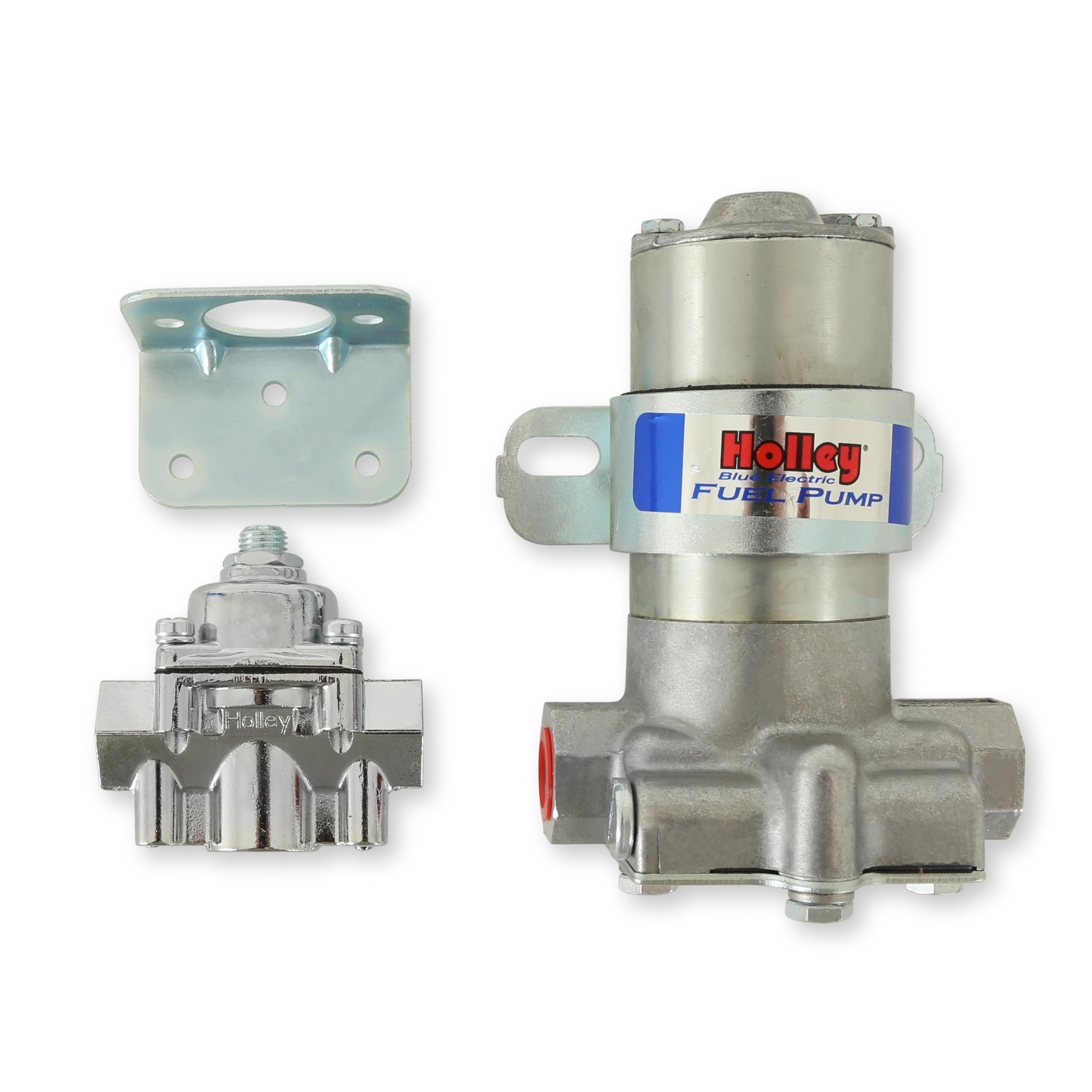110 GPH Holley Blue® Electric Fuel Pump With Regulator 12-802-1