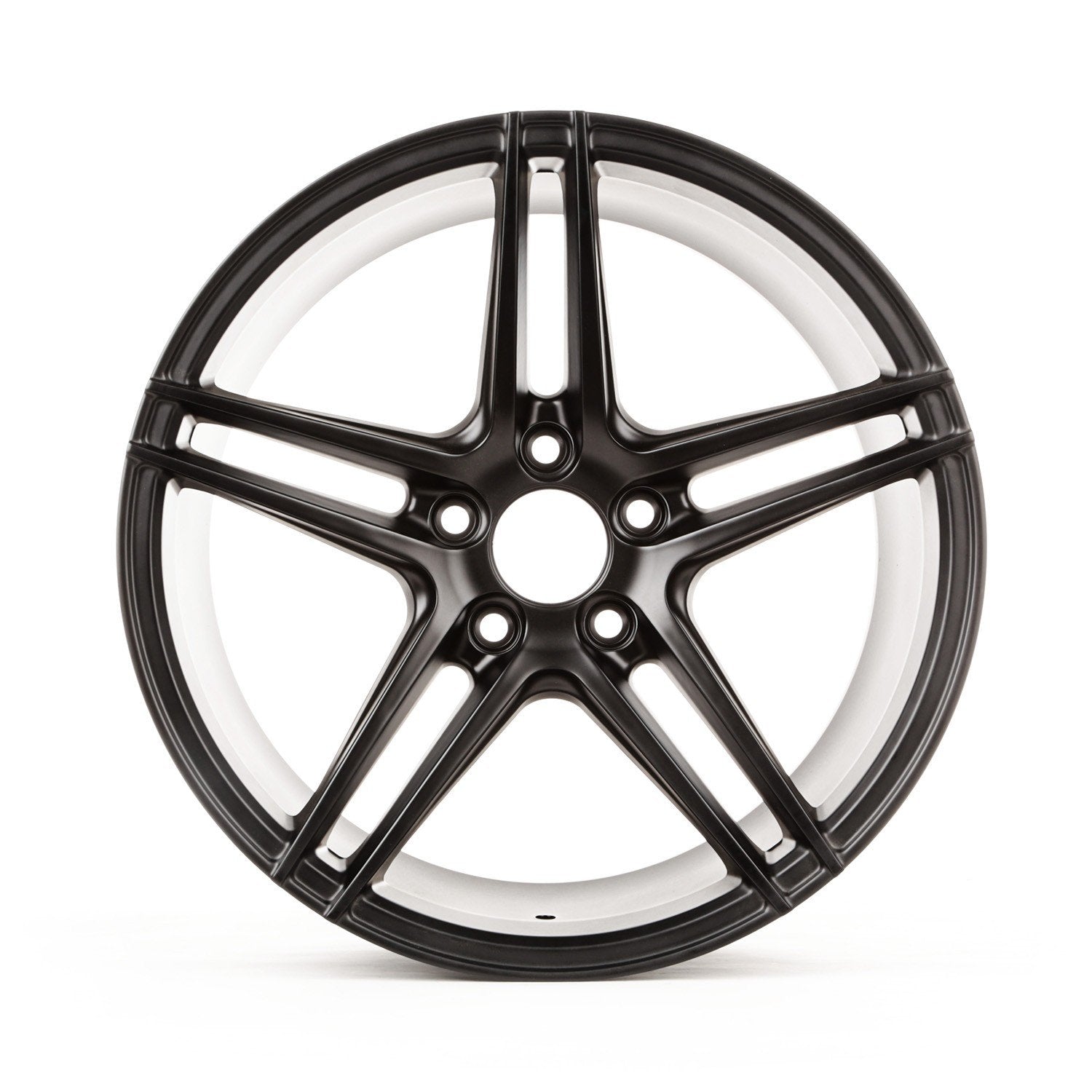 TREK Wheel, Rugged Ridge | 17x8, 5 Spoke, Black, Aluminum | 15307.01 | Fits 2015-2017 Jeep Renegade Sport