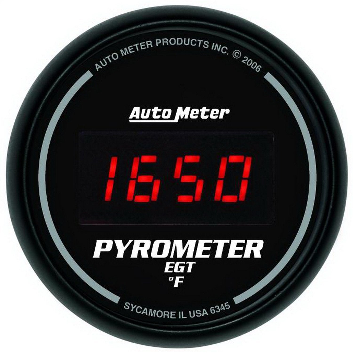 Digital Auto Meter Pyrometer Gauge,2.3125 in.