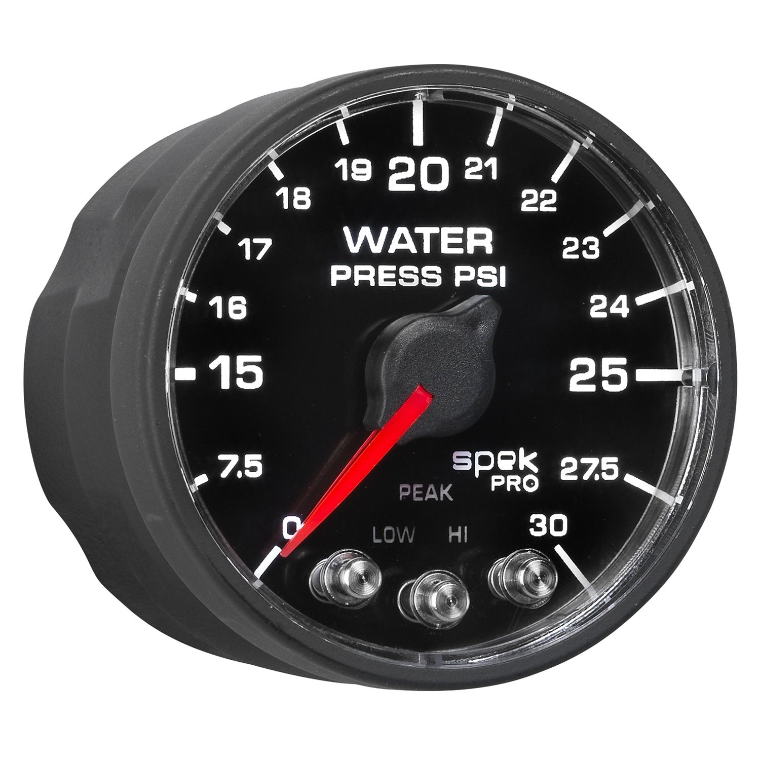 Gauge AutoMeter P550328-N1 Water Press (Spek-Pro - Nascar 2-1/16" Water Press, 0-30 Psi, BFB, Spek, Nl)