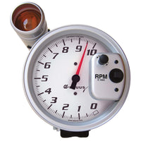 EQUUS 5" E5080 Tachometer 10K RPM White Dial & Shift Light