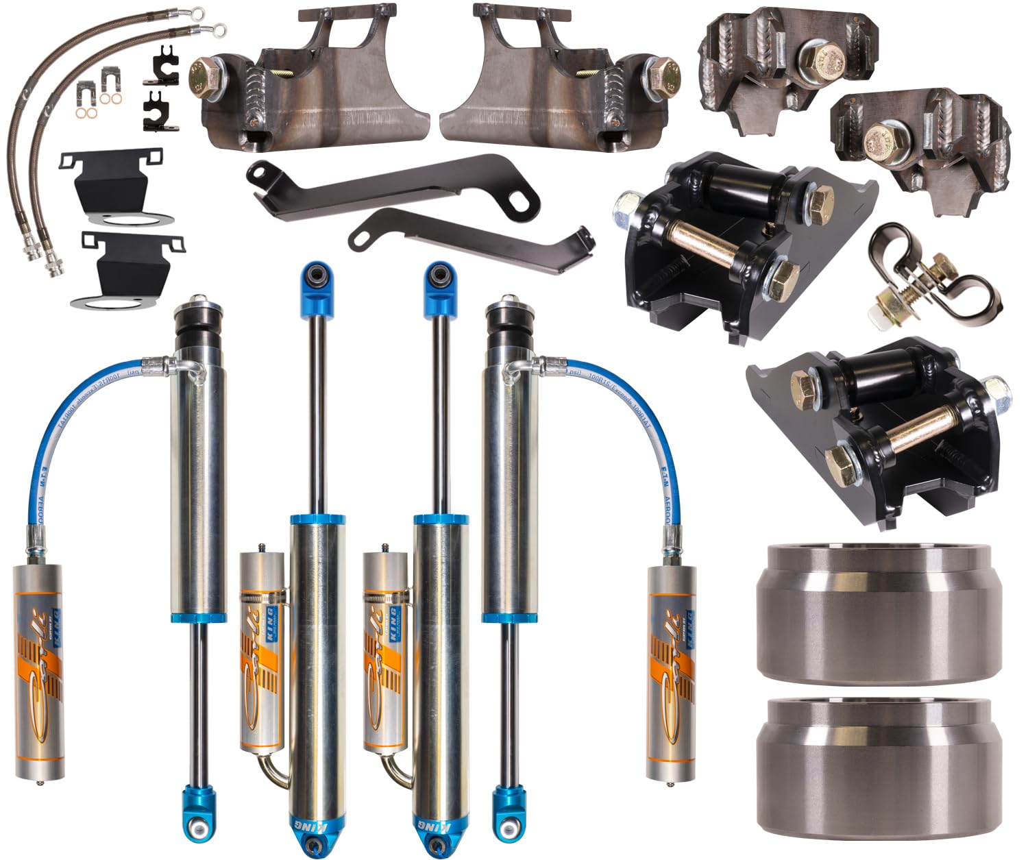 Dominator Carli 3.0 Shock Set, 3.25″ Lift, Ram 2500