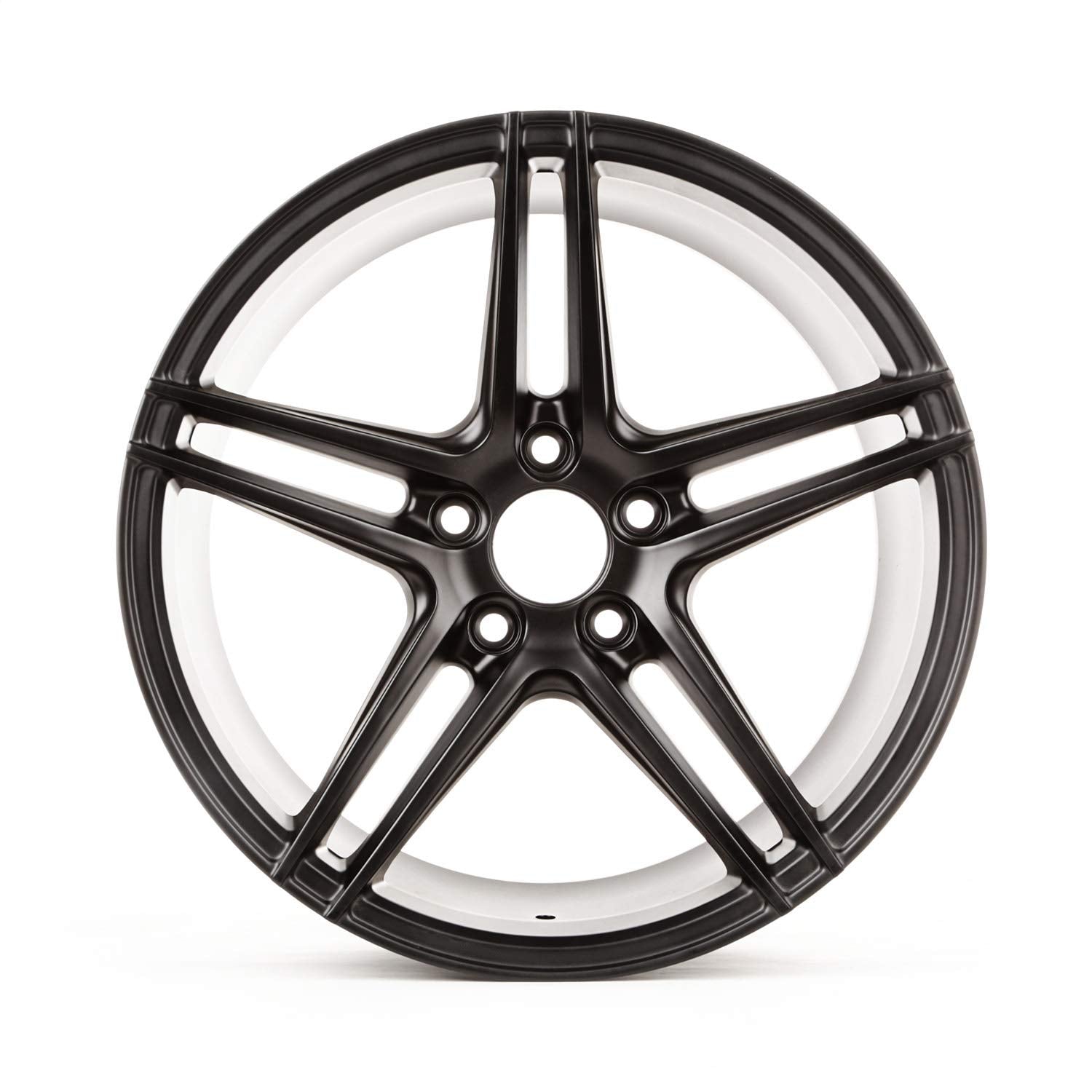 TREK Wheel, Rugged Ridge | 17x8, 5 Spoke, Black, Aluminum | 15307.01 | Fits 2015-2017 Jeep Renegade Sport