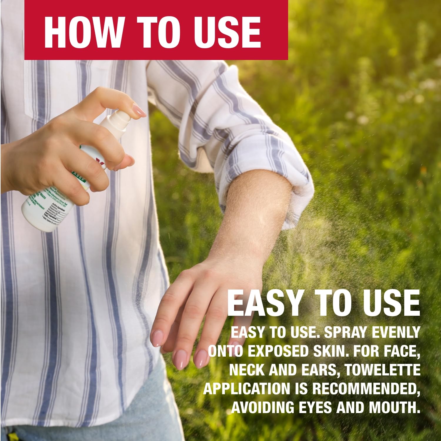 Bug X FR CoreTex DEET-Free Insect Repellent Spray - 2oz Bottle of Natural Geranium Oil to Protect Against Mosquitos - Travel Size Bug Repellent Spray Bottle