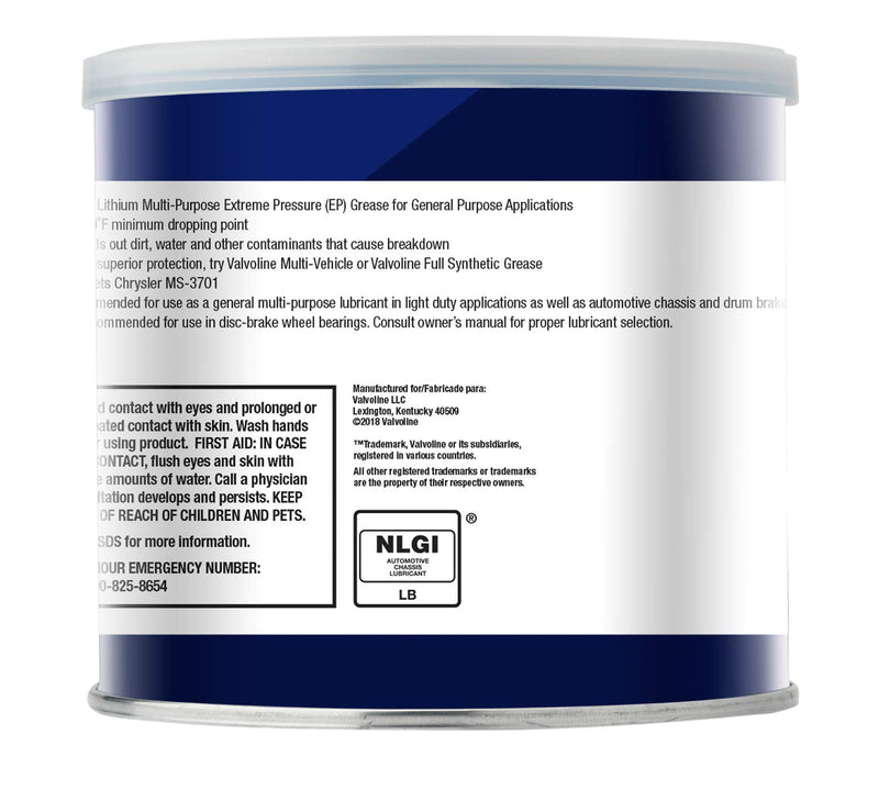 General Purpose Valvoline - Amber Grease 1 LB VV608