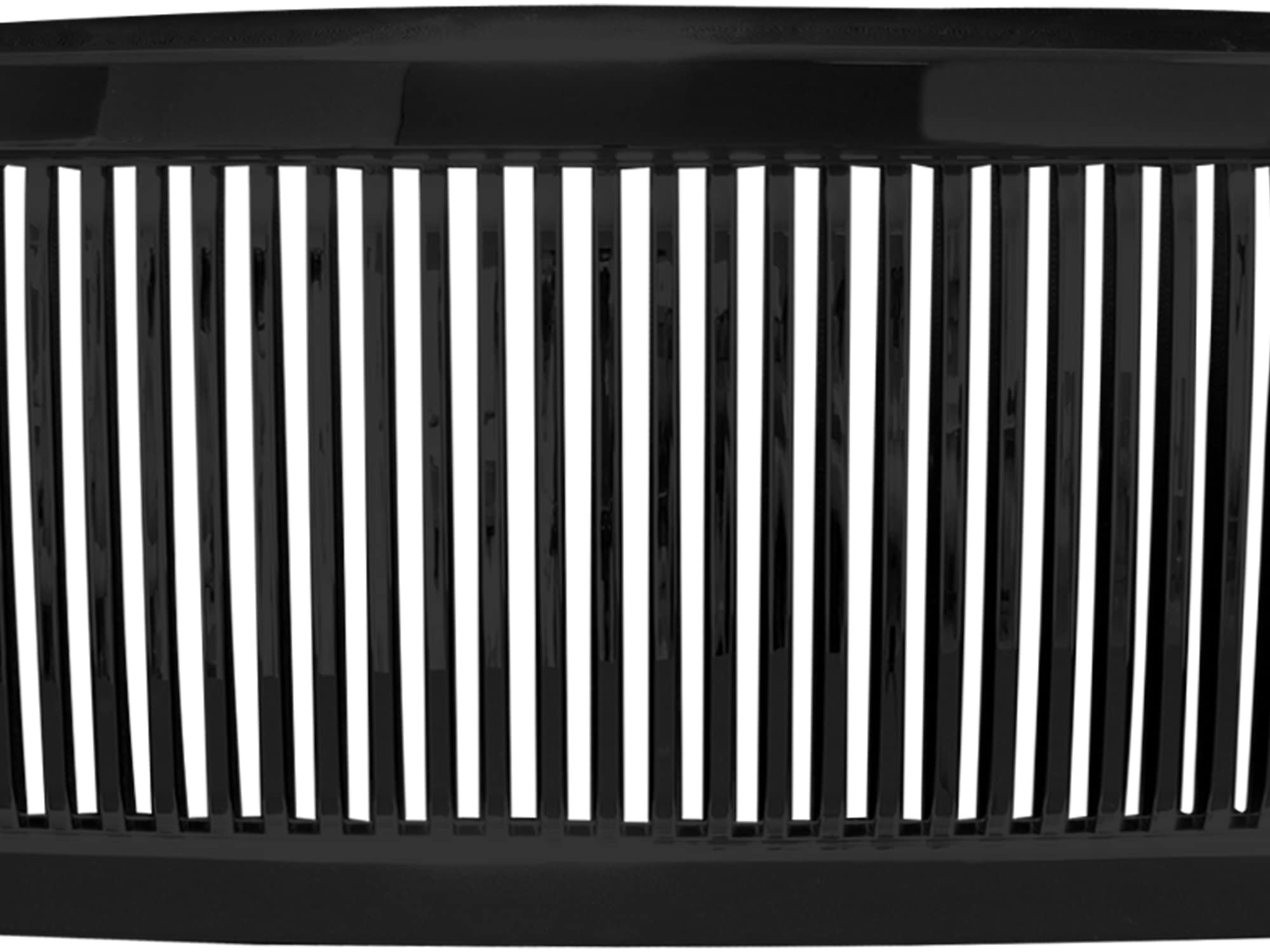 7148345 Armordillo USA Vertical Front Hood Grille - Gloss Black Fits 2005-2007 Ford F250 F-250 / F350 F-350 / F450 F-450 Super Duty