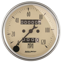 AUTO METER Mechanical Speedometer 1896 Antique Beige,3.125 in.