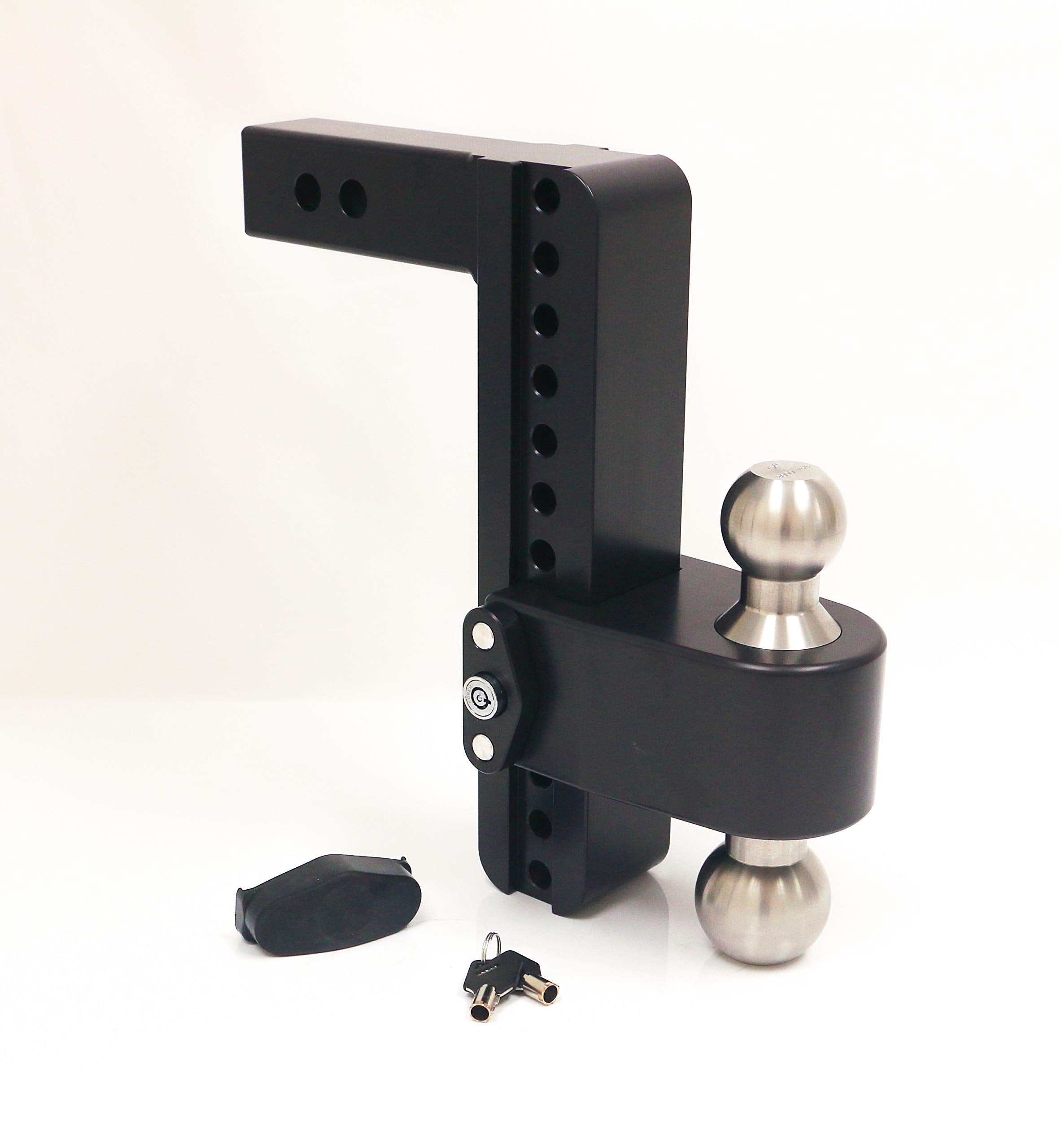 Drop Hitch Receiver Weigh Safe LTB10-2-CER-BLA: 2 Inches Adjustable