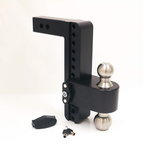 Drop Hitch Receiver Weigh Safe LTB10-2-CER-BLA: 2 Inches Adjustable
