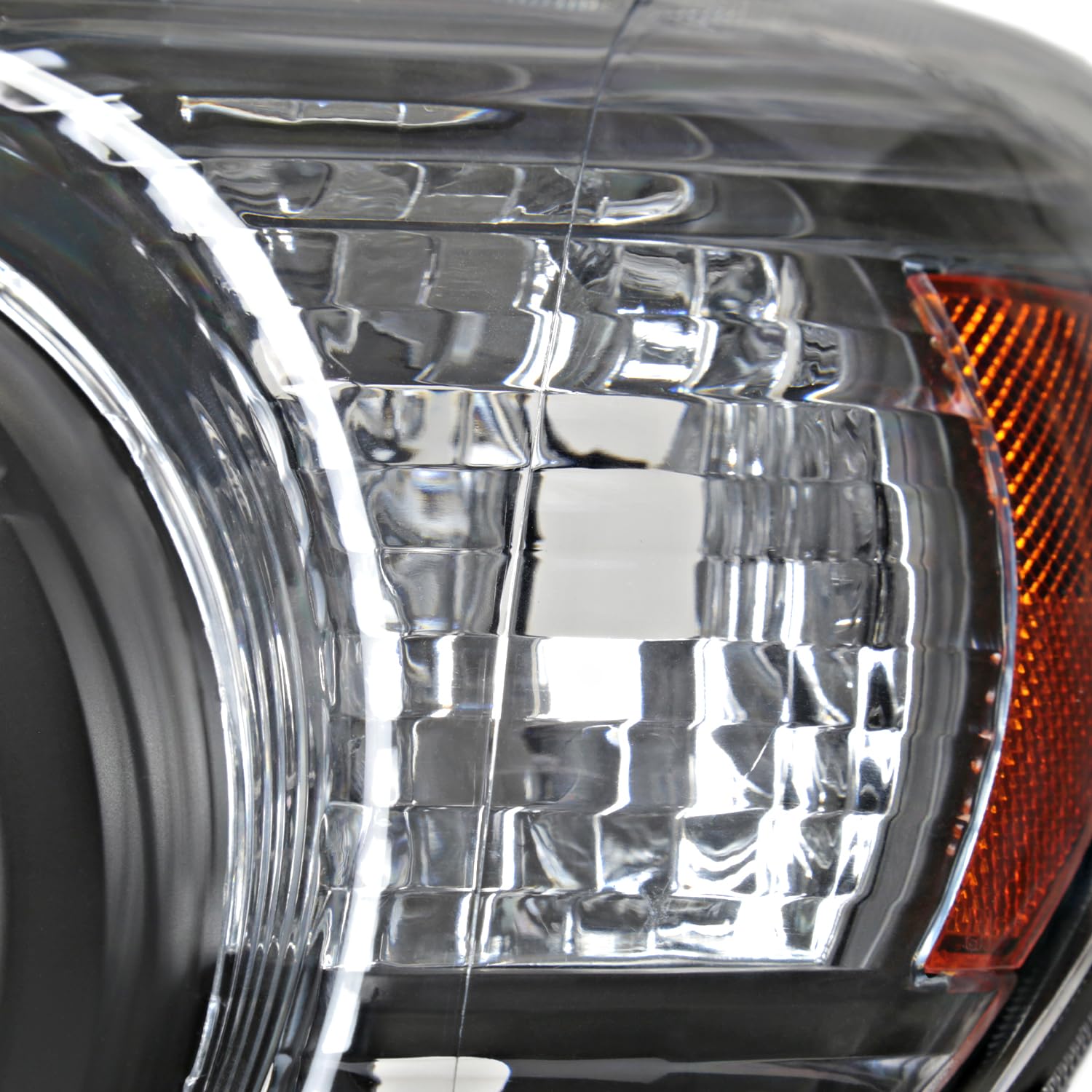 Black Projector Headlights SPEC-D TUNING Compatible with 2006-2009 Toyota 4Runner SR5 Limited, Left + Right Pair Headlamps Assembly