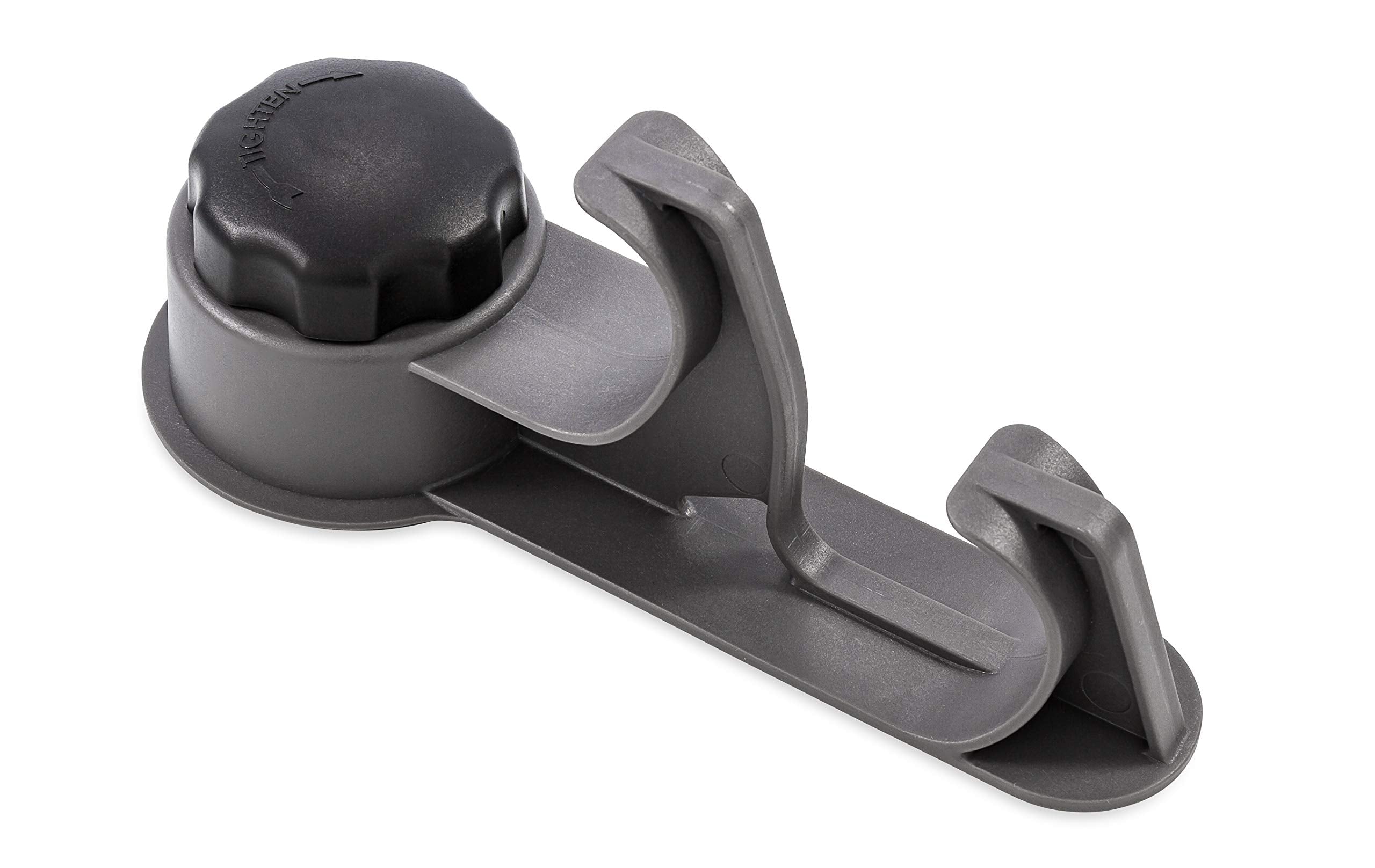 RV Towel Hook Camco | Add Hooks Inside/Outside Your RV | Strong Mechanical Suction Cup Hook (44028), Black